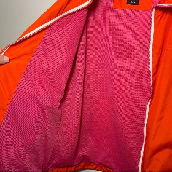 Noize Women's bright orange Spring summer transitional wind breaker jacket in M - Picture 6 of 7